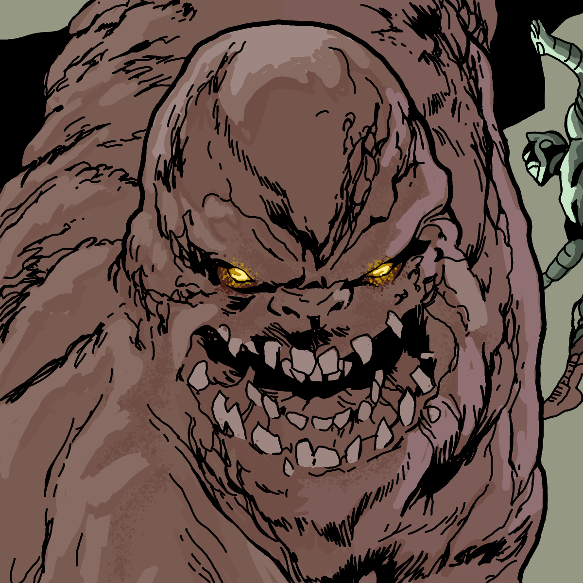 Clayface drawing by Soybean