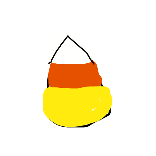 Candy Corn drawing by plum-sun-genius