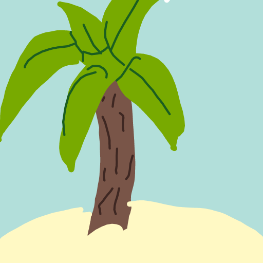 Palm Tree drawing by Juliezzz