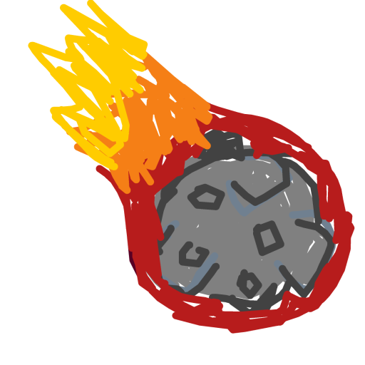 Meteorite drawing by Dada