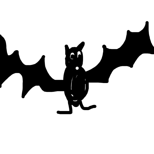Bat drawing by princess fiona