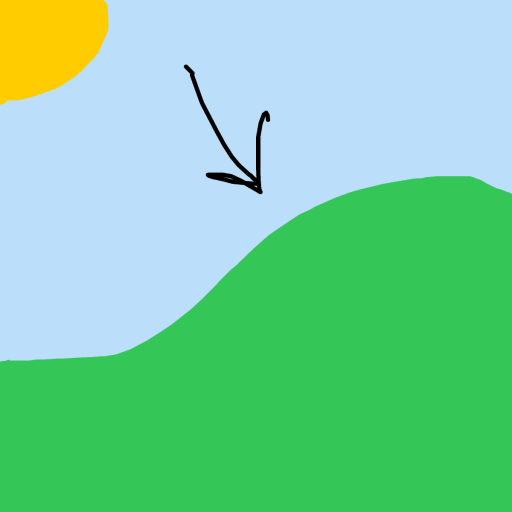 Hill drawing by hatben
