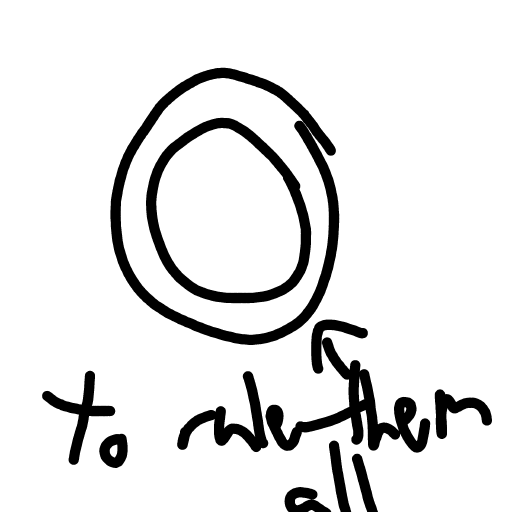 One Ring drawing by chaddyboyyo