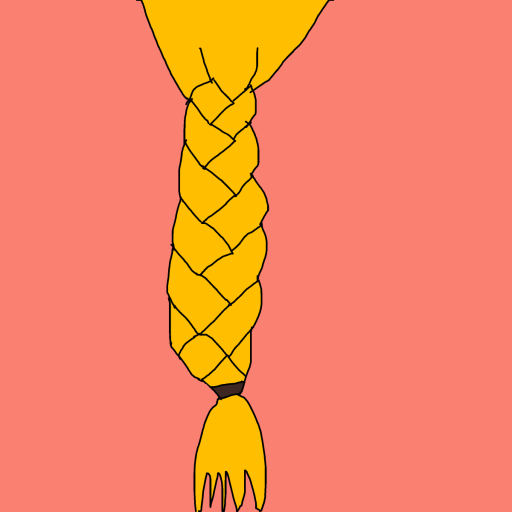 Braid drawing by krissywissy