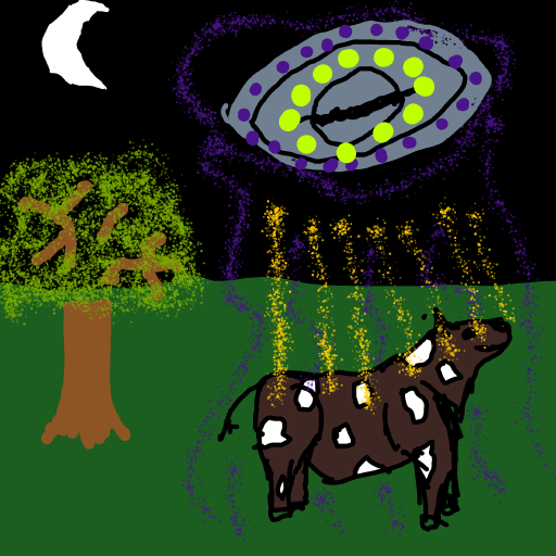 UFO drawing by soft-blue-storm