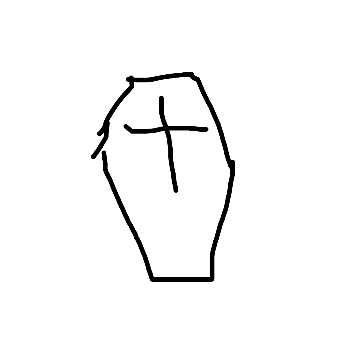 Coffin drawing by wombat