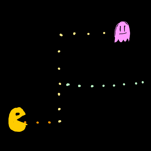 Pac-Man drawing by manders