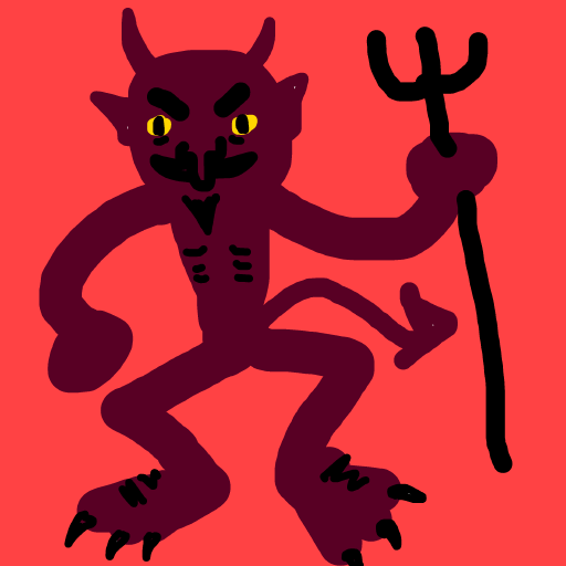 Demon drawing by knoxy