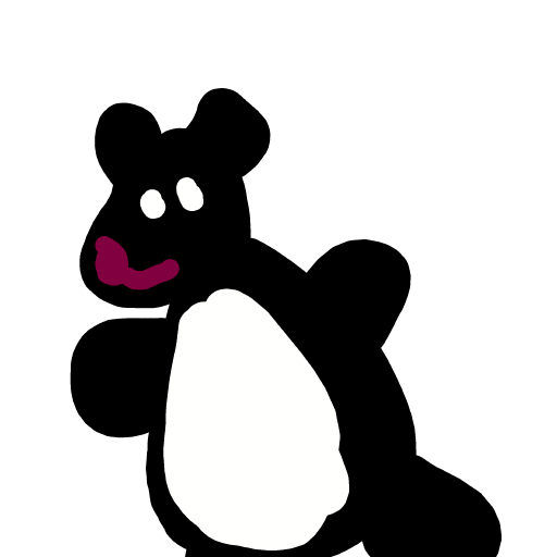 Panda drawing by snow-hyper-camp