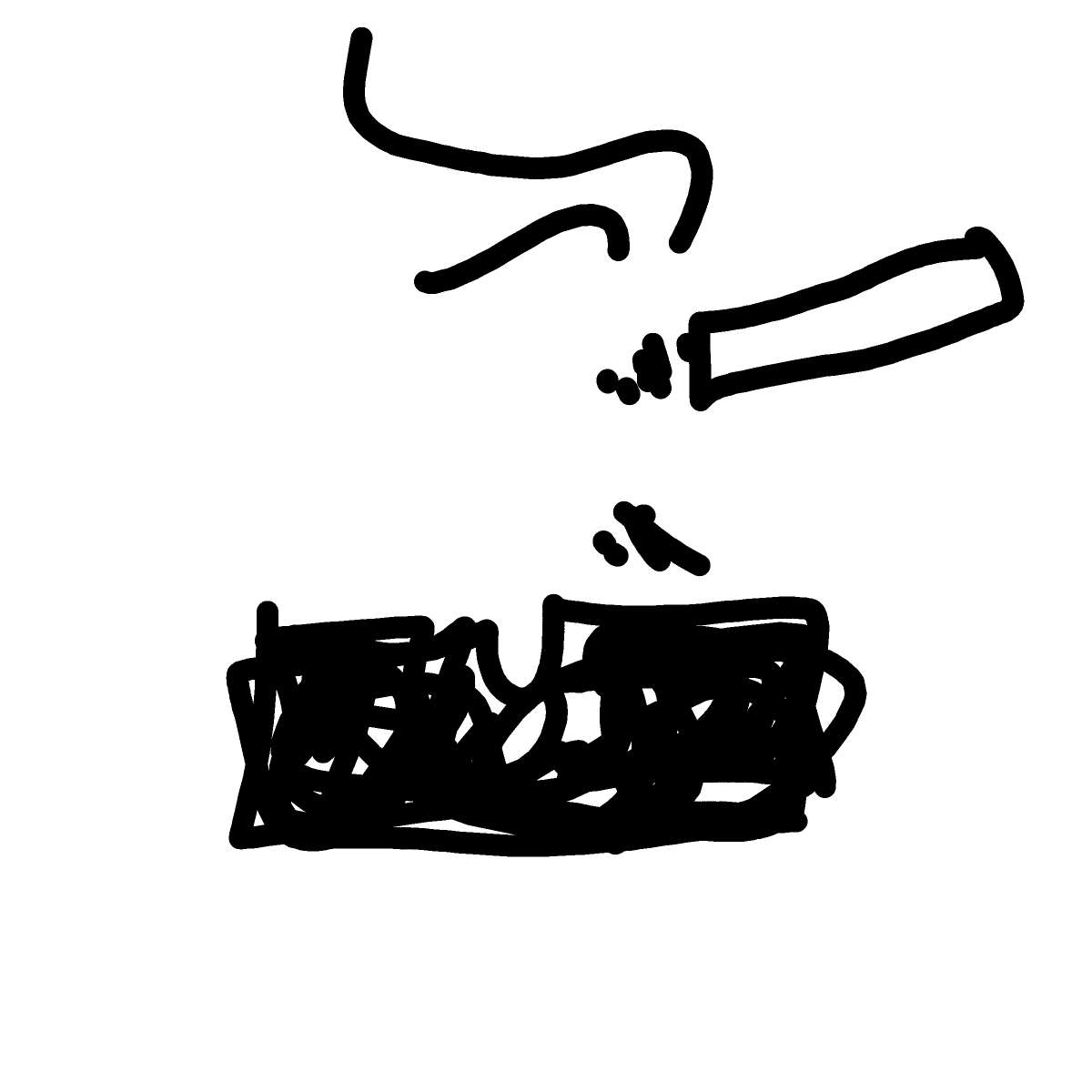 Ashtray drawing by jade-edge-shape