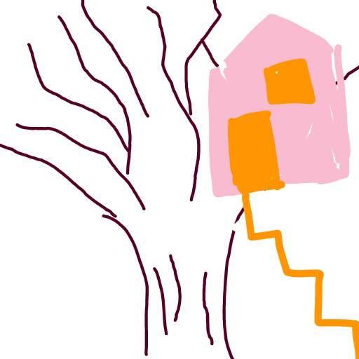 Treehouse drawing by coal-mild-peace