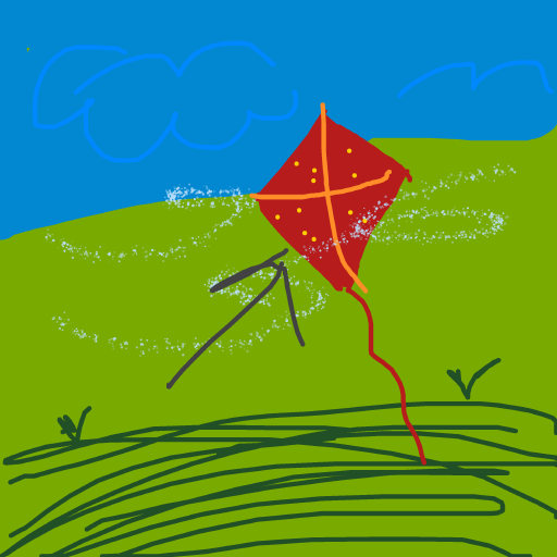 Kite drawing by matea