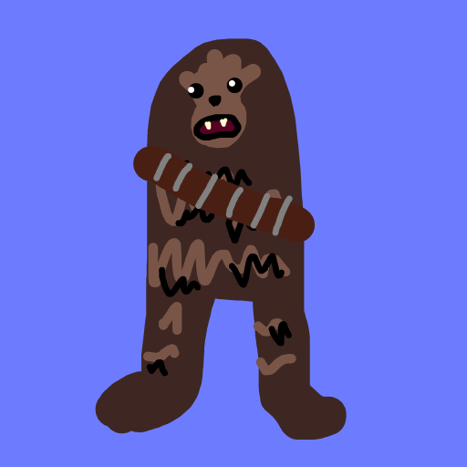 Chewbacca drawing by knoxy