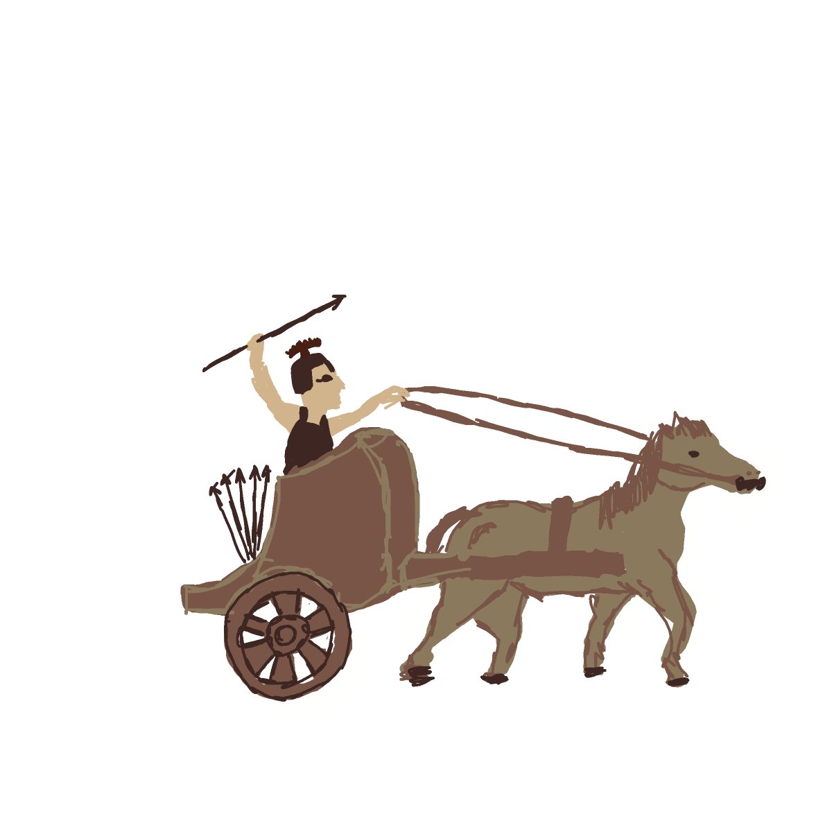 Chariot drawing by godor