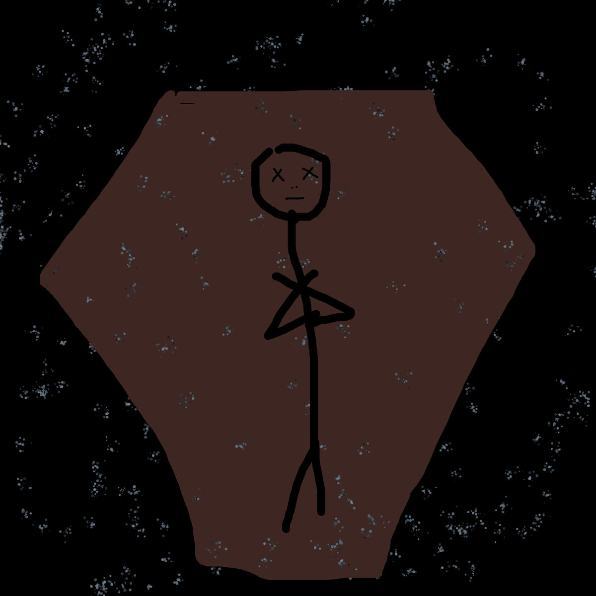 Coffin drawing by countnicula