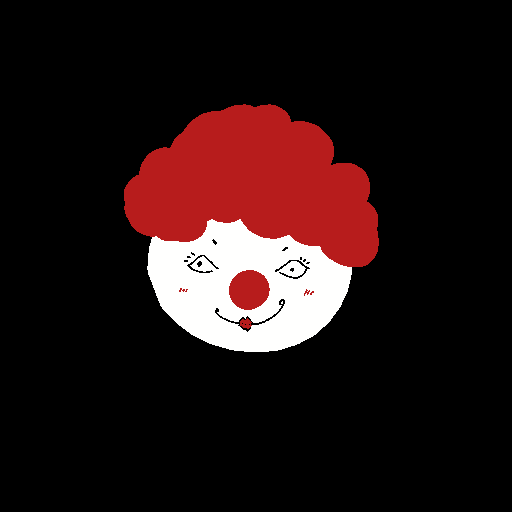 Clown drawing by amber-graph-hammer
