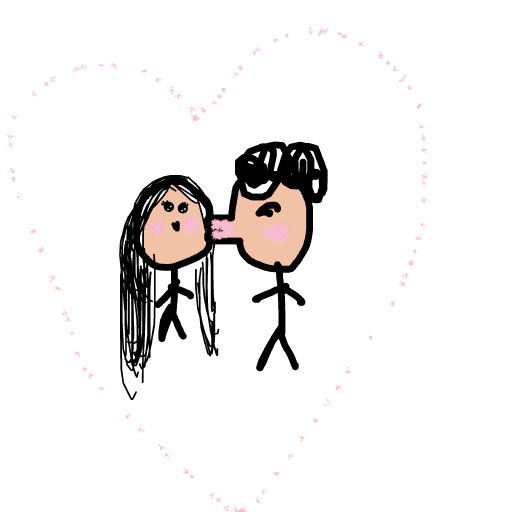 Kiss drawing by shahadudu
