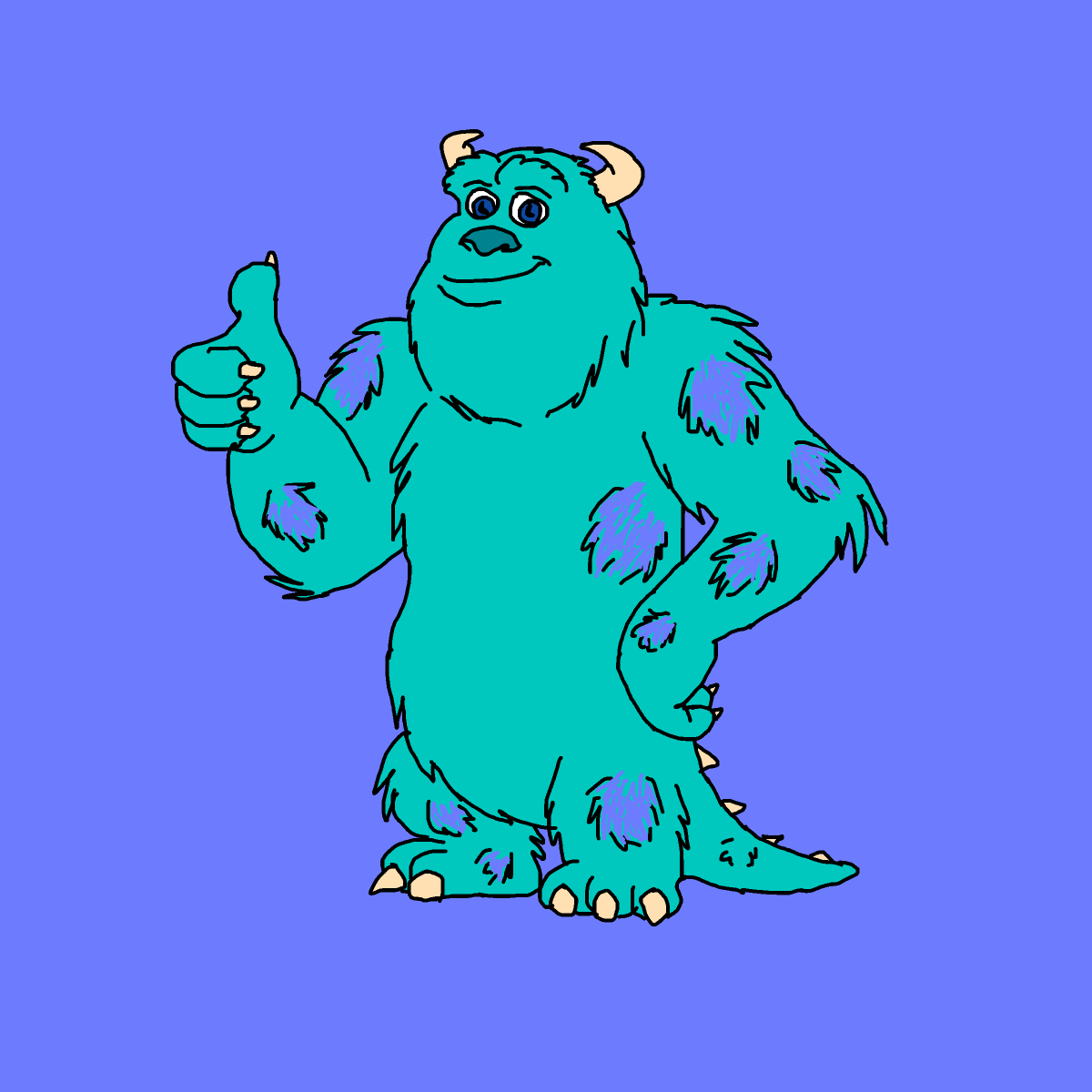 Sully drawing by monthra