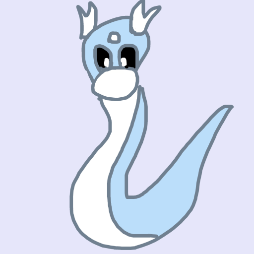 Dratini drawing by nicodarunia