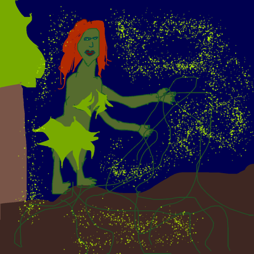 Poison Ivy drawing by el fardoni