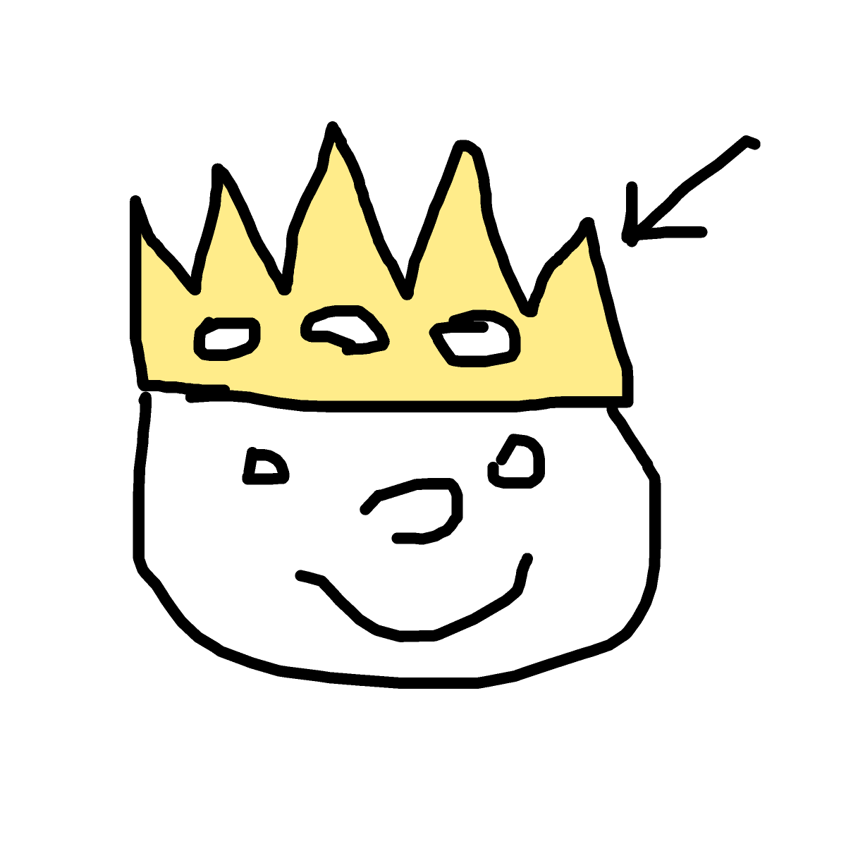 Crown drawing by jopotihnik