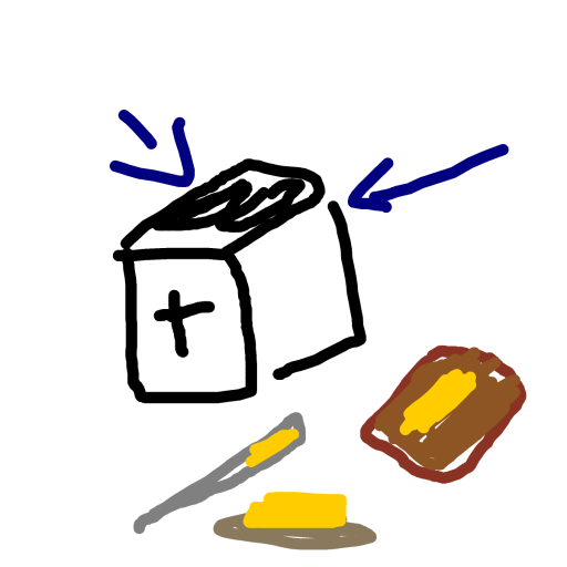 Toaster drawing by clay-mega-force