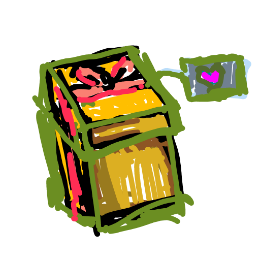 Present drawing by Bridgitte