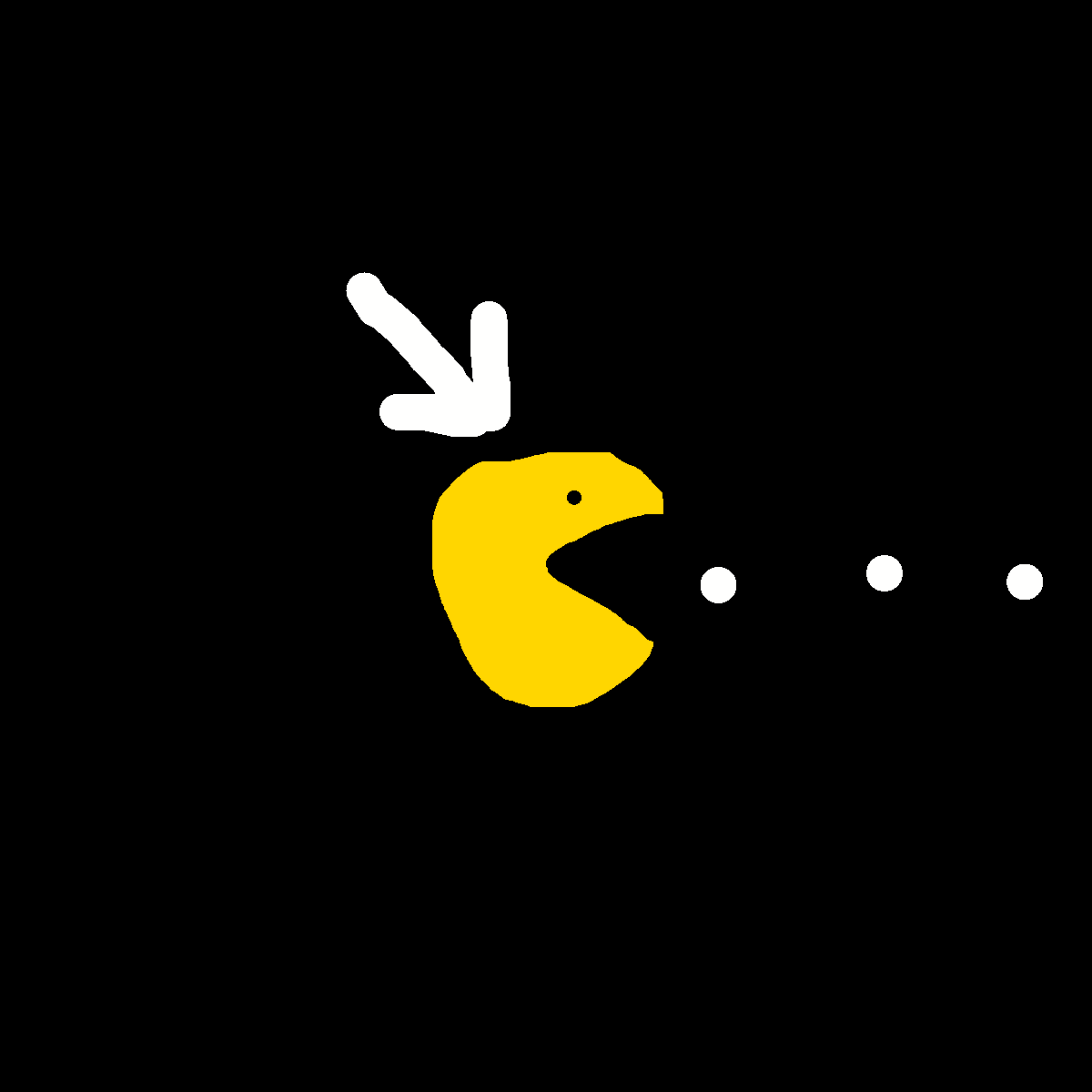 Pac-Man drawing by lucas