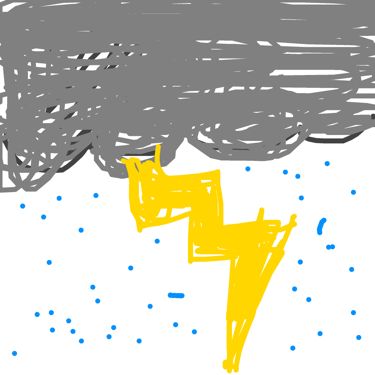 Lightning drawing by bronze-lucky-blade