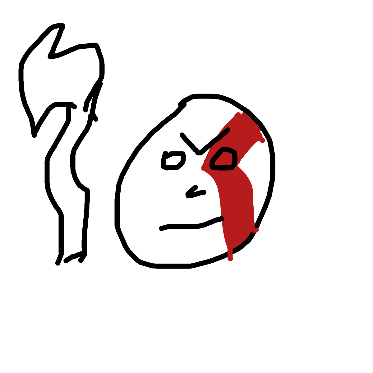 Kratos drawing by juice
