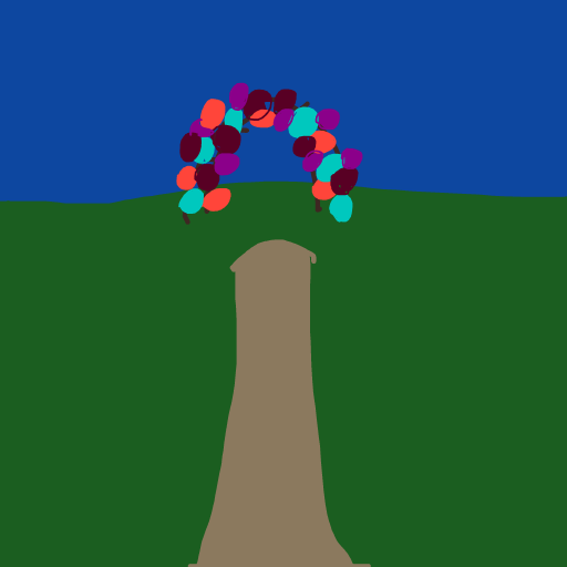 Balloon Arch drawing by red-rich-glory