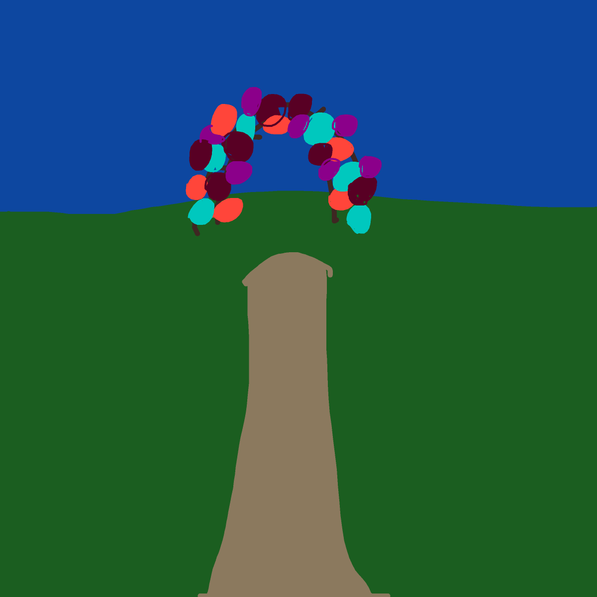 Balloon Arch drawing by red-rich-glory