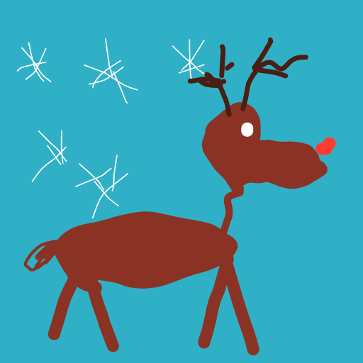 Reindeer drawing by pearl-warm-king
