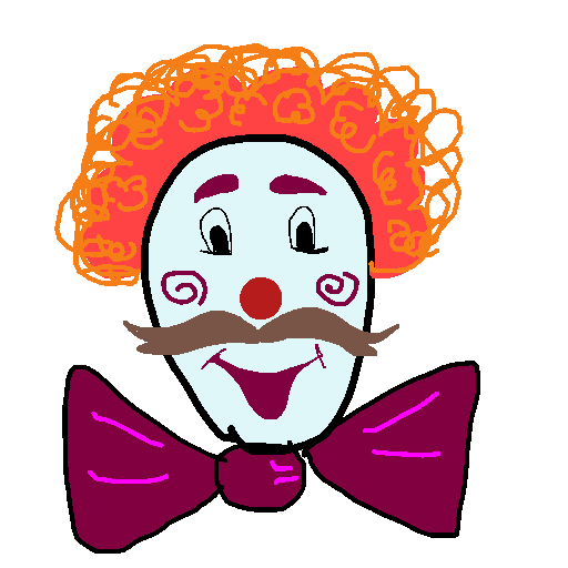 Clown drawing by grand-bold-peak