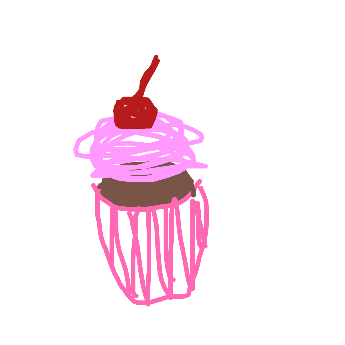 Cupcake drawing by neat-sun-drawer
