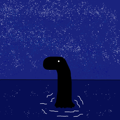 Loch Ness Monster drawing by krissywissy
