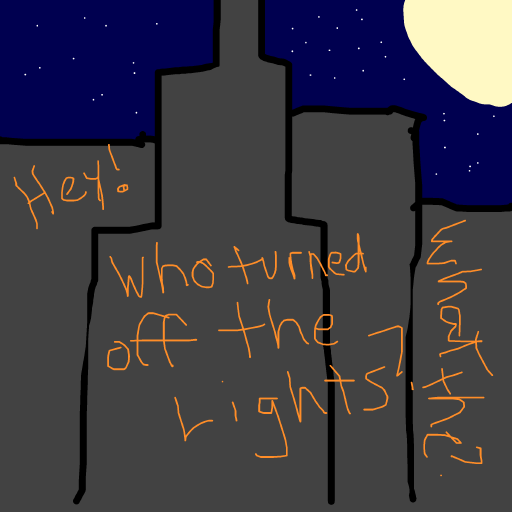 Blackout drawing by rare-huge-ninja