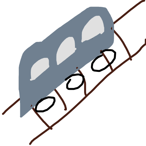 Train drawing by bia