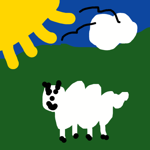 Lamb drawing by countnicula