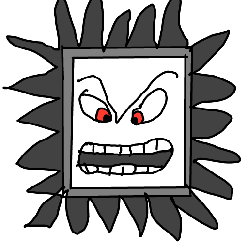 Thwomp drawing by Almog