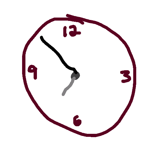 Clock drawing by kyle