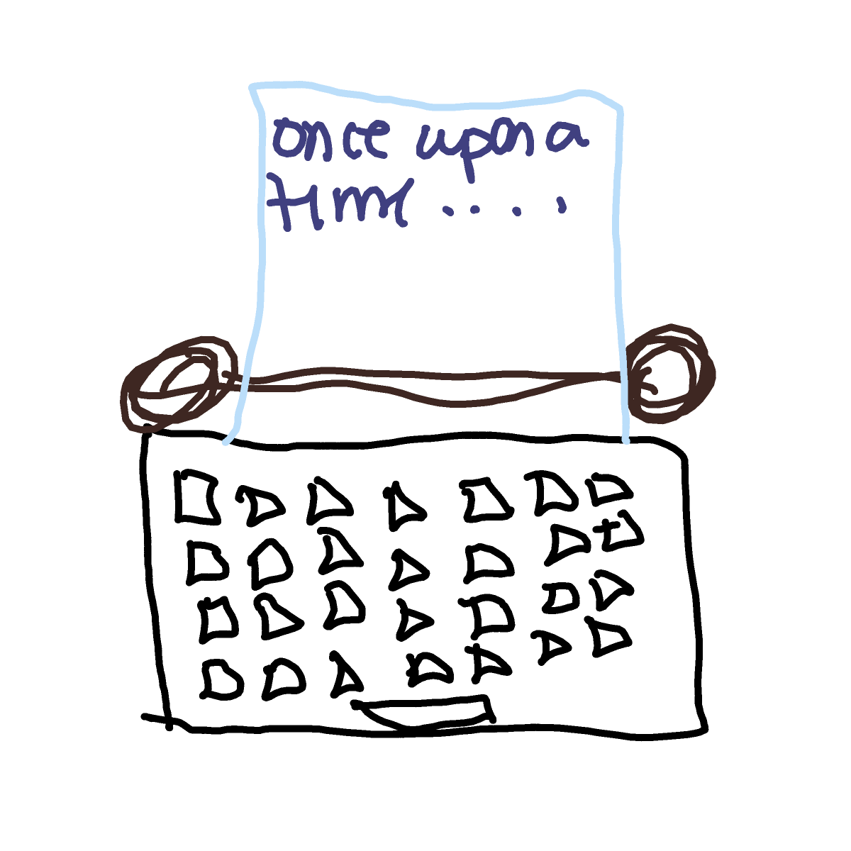 Typewriter drawing by magic-vivid-guru