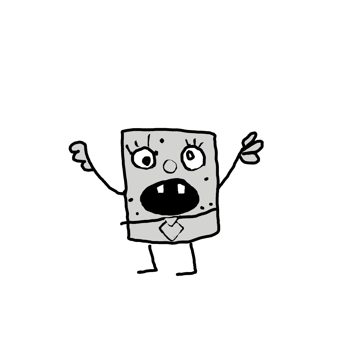 DoodleBob drawing by gummy squirm