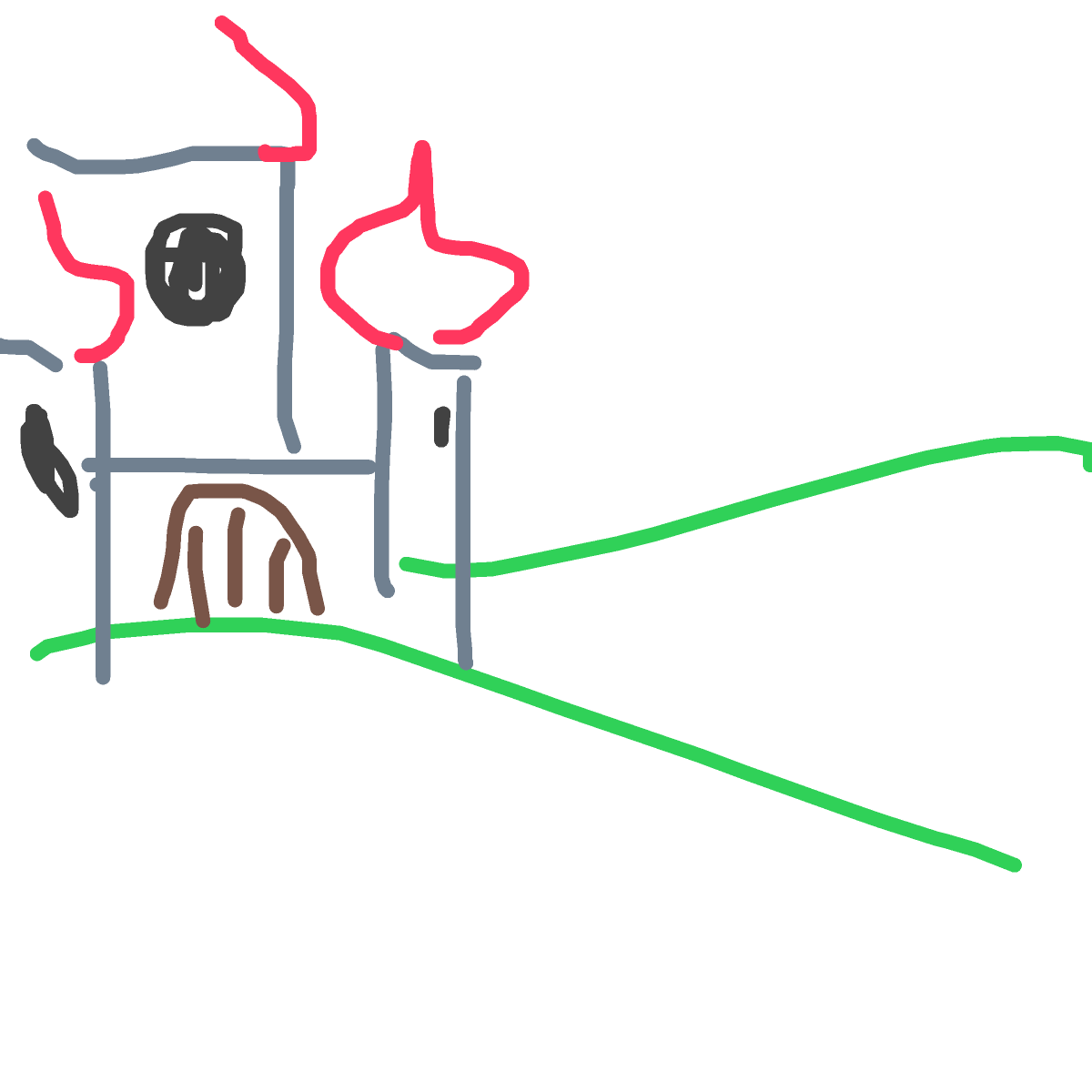 Castle drawing by lin