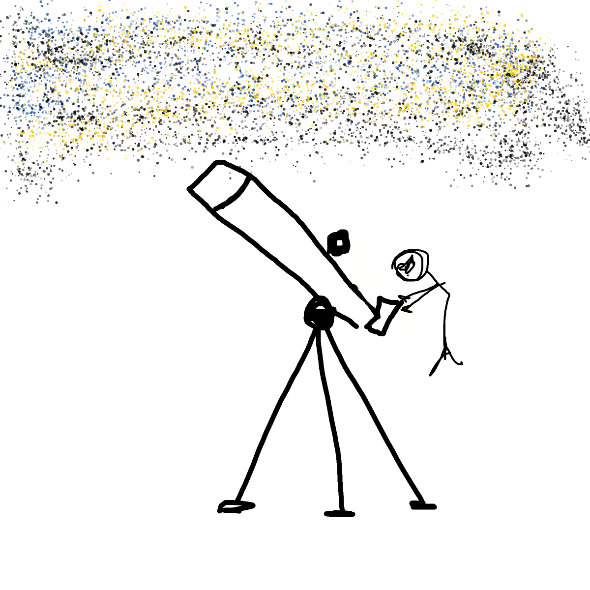 Telescope drawing by coal-star-data