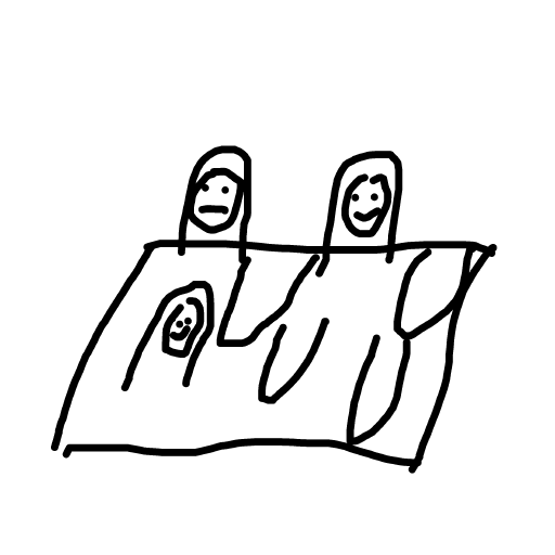 Guess Who? drawing by bia