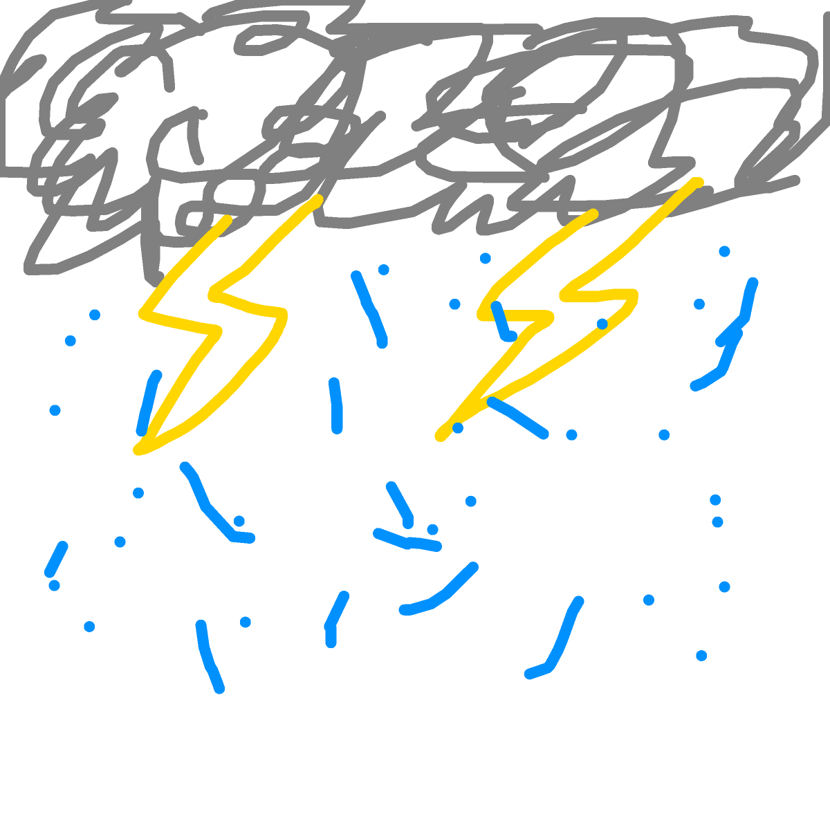 Storm drawing by juice