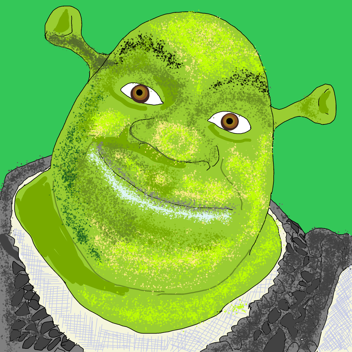 Shrek drawing by ninja