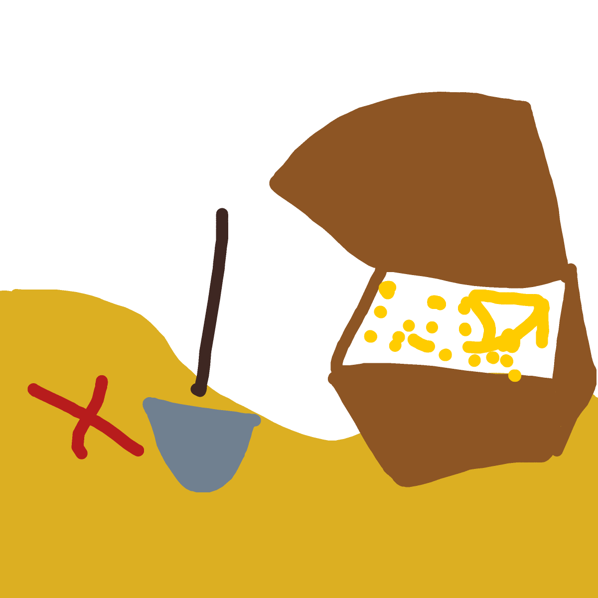 Treasure drawing by Timmie