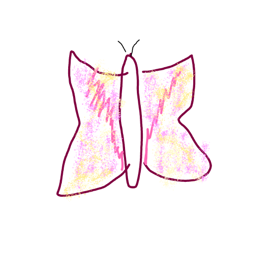 Butterfly drawing by coal-mild-peace